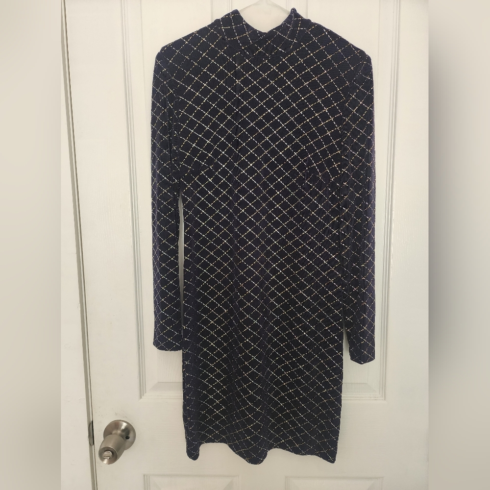 Saks Fifth Avenue by Huey‎ Waltzer, size 4,  blue navy.
